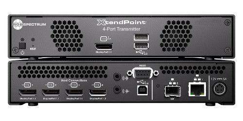 RGB Spectrum XP 104 TX XtendPoint 4 Port KVM Transmitter - DisplayPort, USB, Audio, RS-232 - Creation Networks