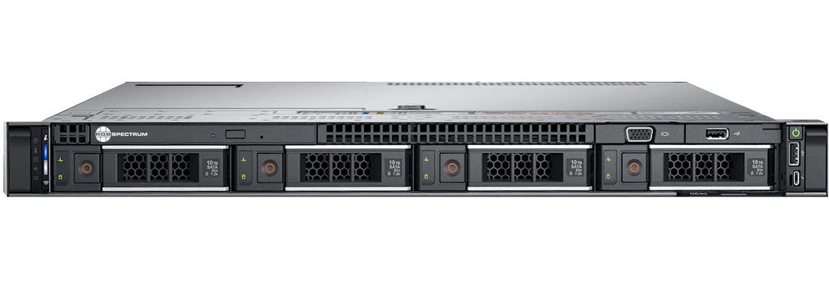 RGB Spectrum Zio R4440 – 1RU 8TB Recorder, Redundant Power AV Servers & Recorders RGB Spectrum