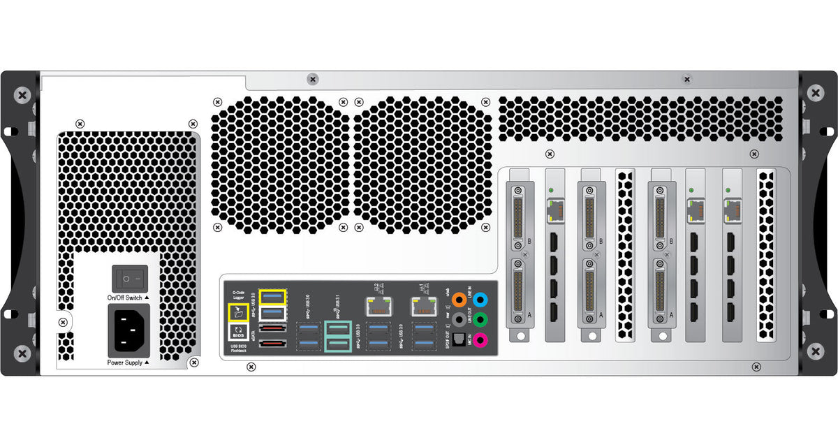 RGB Spectrum Zio W4028 – 4RU Seven-Slot Wall Processor Chassis Video Wall Processors RGB Spectrum