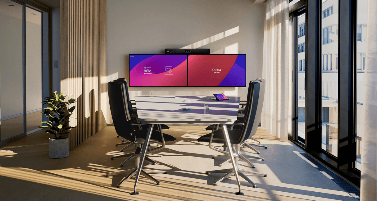 Cisco Room Bar Pro, First Light (with Room Navigator Table Stand)