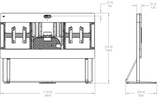 Cisco Room Kit EQX CS-KIT-EQX-FSK-C – Floor Stand, Carbon Black Mounts, Stands & Brackets Cisco