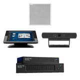 QSC Q-SYS RoomSuite Modular System Medium Room Bundle with Shure MXA902 Integrated Ceiling Array Video Conferencing Systems QSC