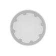 Sonance XPC – 6-Inch Round Micro Trim Grille, White Speaker Accessories Sonance