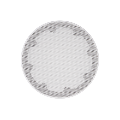Sonance XPC – 6-Inch Round Micro Trim Grille, White Speaker Accessories Sonance