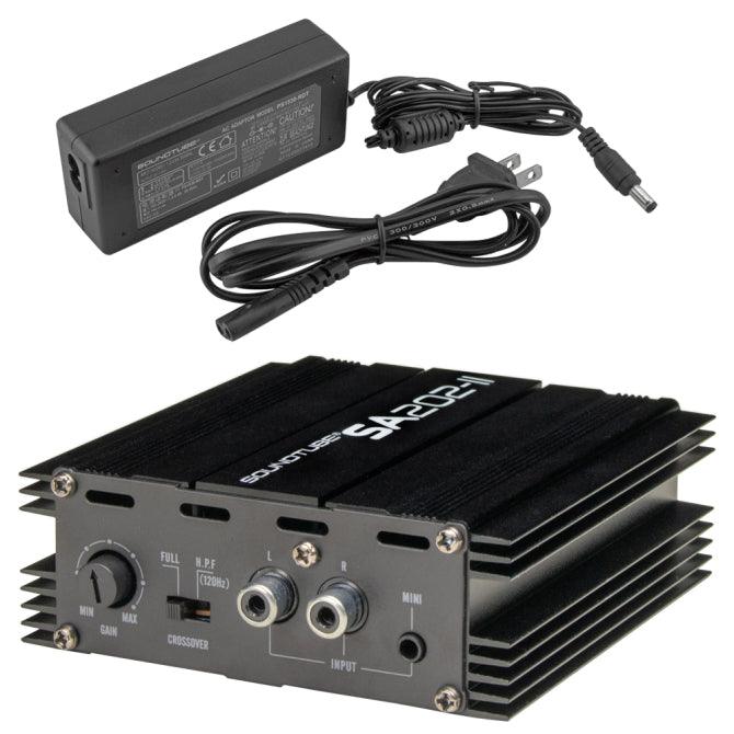 Soundtube SA202-RDT Class AB Mini Amplifier w/ 15 V Power Supply, 20W per channel