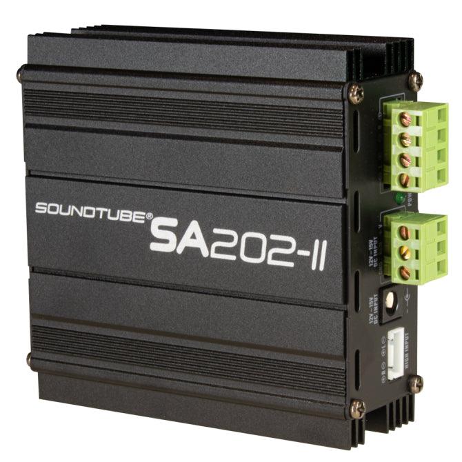 Soundtube SA202 Class AB Mini Amplifier with 20W per channel output at 4 Ohms.