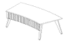 Salamander Arc Table, 2 Person - Creation Networks