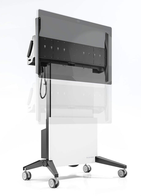 Salamander Cisco® Webex Board 55″ Electric Lift Mobile Display Stand, White - Creation Networks