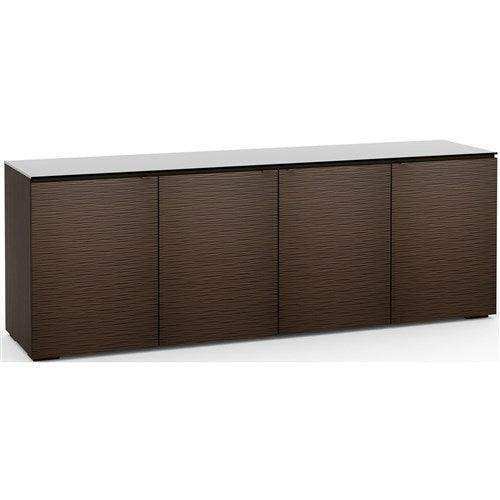 Salamander D1/347A/BL/WE 4-Bay Low profile wall cabinet Berlin/Wenge 10 color options Pro Cabinets Salamander Designs
