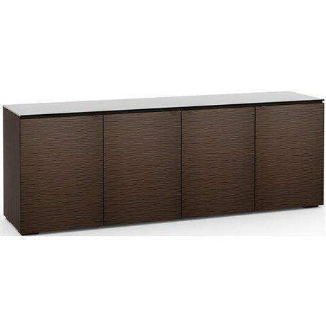 Salamander D1/347A/BL/WE 4-Bay Low profile wall cabinet Berlin/Wenge 10 color options Pro Cabinets Salamander Designs