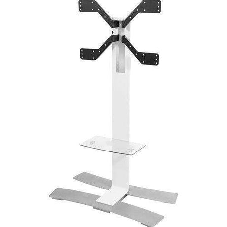 Salamander Designs Acadia Mobile Stand, X-Large Fixed Height, 600W Vesa (White) - Creation Networks