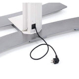 Salamander Designs Acadia Mobile Stand, X-Large Fixed Height, 600W Vesa (White) - Creation Networks