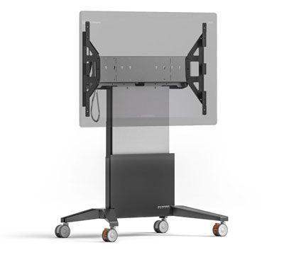 Salamander Electric Lift Mobile Stand Designed for Webex® Board Pro 75, White - Creation Networks