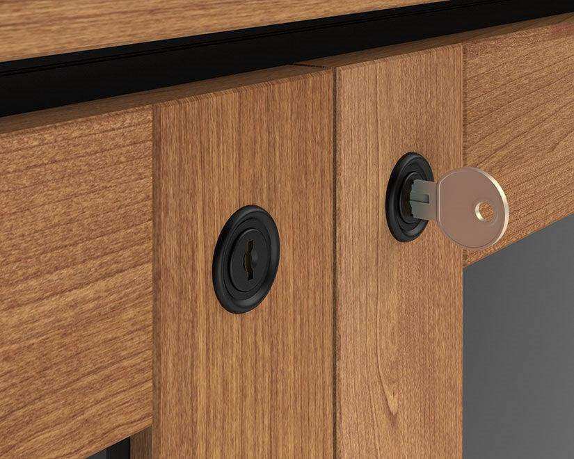 Salamander Factory Installed C-Frame Door Lock- Black (4 Color Options) Racks Salamander Designs