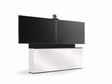 Salamander Signature Teams Rooms Low Profile (12"Deep) 4 Bay Dry Wall Anchored Cabinet for Jupiter 81-105" Black Oak Doors & End Panels, Black Top - X1/JCS/347/M1H3/BO/BK - Creation Networks