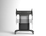 Salamander X-Large Electric Lift Mobile Display Stand, Gray - Creation Networks