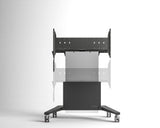 Salamander X-Large Electric Lift Mobile Display Stand, White - Creation Networks
