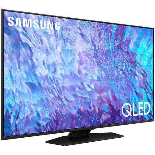 Samsung 85" Q80D 4K HDR Smart QLED TV (120Hz, WiFi, Bixby, RS-232c, Titan Black) - QN85Q80DAFXZA - Creation Networks