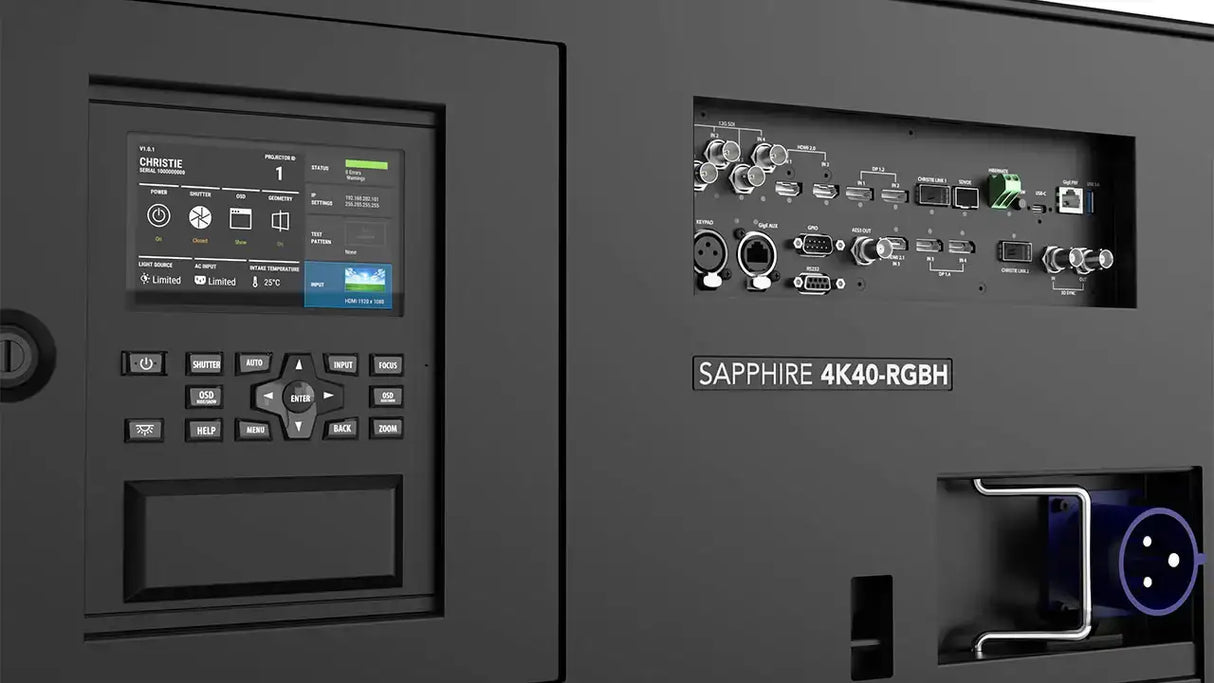 Christie Sapphire 4K40-RGBH 40,000 lumens, 3DLP, native 4K projector (TAA Compliant)