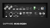 Christie Sapphire 4K40-RGBH 40,000 lumens, 3DLP, native 4K projector (TAA Compliant)