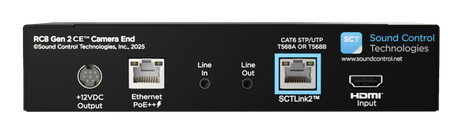 Sound Control Technologies RC8-CQC-PA Gen2 HDMI/Power/Ethernet Extension for Cisco Quad Camera Video Conferencing Sound Control Technologies