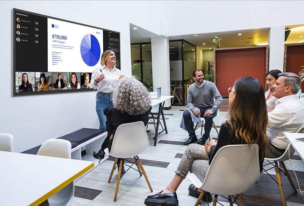 MaxHub V925T XBoard V7 92” Ultra-Wide for Microsoft Teams Rooms,4K Interactive Display