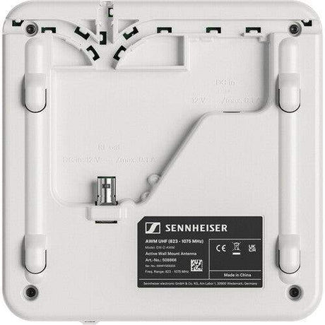 Sennheiser AWM UHF Wallmount Antenna for Evolution Wireless Digital Microphone Systems (UHF II: 823 to 1075 MHz) - 508866 - Creation Networks