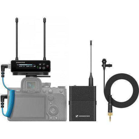 Sennheiser EW-DP ME 2 SET Camera-Mount Digital Wireless Omni Lavalier Mic System Microphones Sennheiser