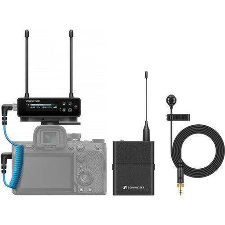 Sennheiser EW-DP ME 4 SET Camera-Mount Digital Wireless Cardioid Lavalier Mic System - Creation Networks