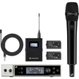 Sennheiser EW-DX MKE 2-835-S SET Dual-Channel Digital Combo Wireless System with Omni Lavalier and Handheld Mic - Creation Networks