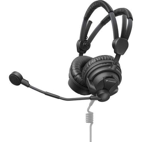 Sennheiser HMD 26 Dual-Ear On-Ear Broadcast Headset with Dynamic Microphone (No Cable) - 700318 - Creation Networks