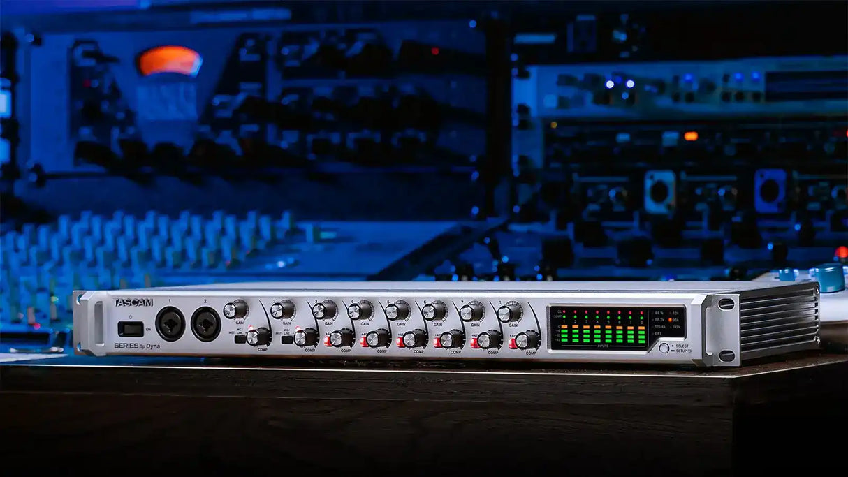 Tascam SERIES 8P DYNA 8-Channel Mic Preamplifier W/Comp