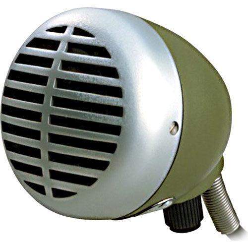 Shure 520DX-TA Green Bullet Harmonica Microphone (TAA-Compliant) - Creation Networks