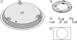 Shure A901-R-HCM Hard ceiling flush mounting accessory kit for MXA901-R microphones - Creation Networks