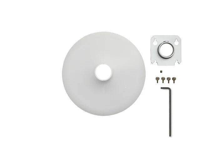 Shure A901W-R-PM-1.5IN 1.5" Pole Mounting Accessory Kit for MXA901-R Mics (White) - Creation Networks