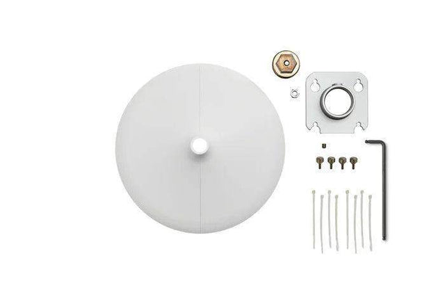 Shure A901W-R-PM-3/8IN 3/8" Pole Mounting Accessory Kit for MXA901-R Mics (White) - Creation Networks