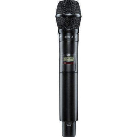 Shure AD2TA/K9B=-G57 Digital Handheld Wireless Microphone Transmitter with KSM9 Capsule (G57: 470 to 616 MHz, Black) (TAA-Compliant) - Creation Networks