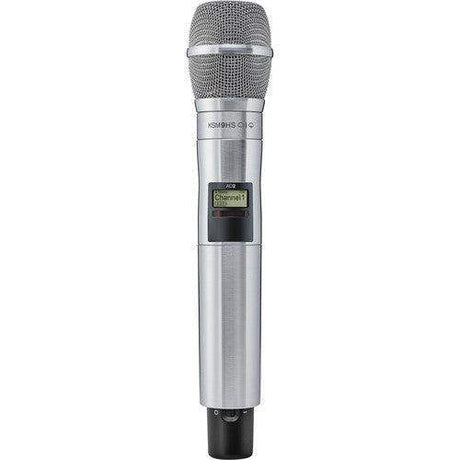 Shure AD2TA/K9HSN=-G57 Digital Handheld Wireless Microphone Transmitter with KSM9HS Capsule (G57: 470 to 616 MHz, Nickel) (TAA-Compliant) - Creation Networks