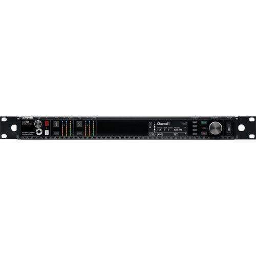 Shure AD4D-DCTA=-B Axient Digital Two-Channel Wireless Receiver with DC Power Module (B: 606 to 810 MHz) (TAA-Compliant) - Creation Networks