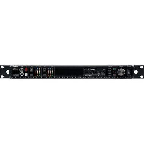 Shure AD4D-DCTA=-B Axient Digital Two-Channel Wireless Receiver with DC Power Module (B: 606 to 810 MHz) (TAA-Compliant) - Creation Networks