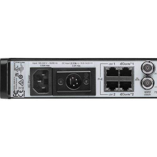 Shure AD4Q-DCTA=-B Axient Digital Four-Channel Wireless Receiver with DC Power Module (B: 606 to 810 MHz) (TAA-Compliant) - Creation Networks