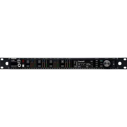 Shure AD4Q-DCTA=-B Axient Digital Four-Channel Wireless Receiver with DC Power Module (B: 606 to 810 MHz) (TAA-Compliant) - Creation Networks