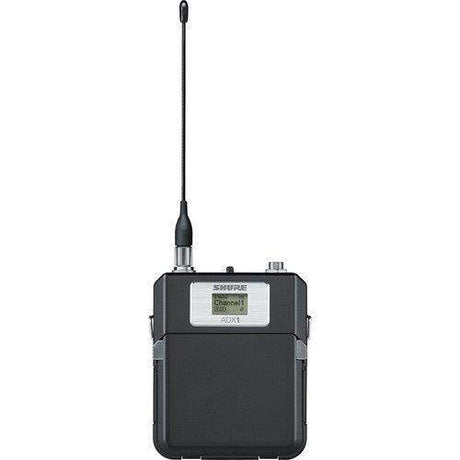 Shure ADX1LEMO3TA=-X55 Digital Wireless Bodypack Transmitter with LEMO3 (X55: 941 to 960 MHz) (TAA-Compliant) - Creation Networks