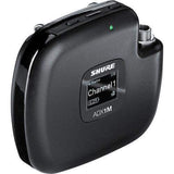 Shure ADX1MTA=-K54 Digital Micro Bodypack Wireless Transmitter (K54: 606 to 663 MHz) (TAA-Compliant) - Creation Networks