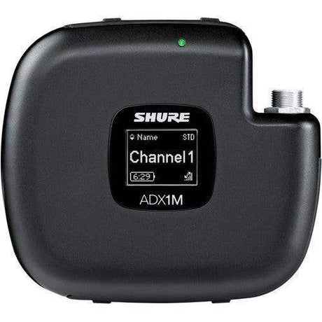 Shure ADX1MTA=-X55 Digital Micro Bodypack Wireless Transmitter (X55: 941 to 960 MHz) (TAA-Compliant) - Creation Networks