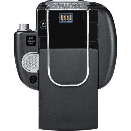 Shure ADX1MTA=-X55 Digital Micro Bodypack Wireless Transmitter (X55: 941 to 960 MHz) (TAA-Compliant) - Creation Networks