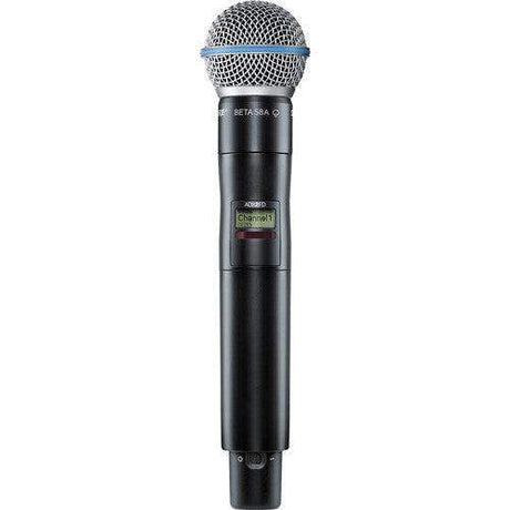 Shure ADX2FDTA/B58=-G57 Digital Handheld Wireless Microphone Transmitter with Beta 58A Capsule (G57: 470 to 616 MHz) (TAA-Compliant) - Creation Networks