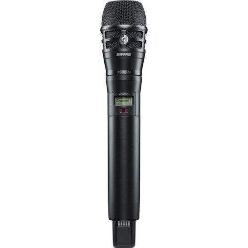 Shure ADX2FDTA/K8B=-G57 Digital Handheld Wireless Microphone Transmitter with KSM8 Capsule (G57: 470 to 616 MHz, Black) (TAA-Compliant) - Creation Networks