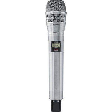 Shure ADX2FDTA/K8N=-G57 Digital Handheld Wireless Microphone Transmitter with KSM8 Capsule (G57: 470 to 616 MHz, Nickel) (TAA-Compliant) - Creation Networks
