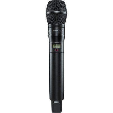 Shure ADX2FDTA/K9B=-G57 Digital Handheld Wireless Microphone Transmitter with KSM9 Capsule (G57: 470 to 616 MHz, Black) (TAA-Compliant) - Creation Networks